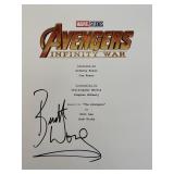 Avengers: Infinity War signed script cover