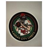 Kansas City Chiefs porcelain plate