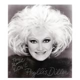 Eight On The Lam Phyllis Diller signed photo