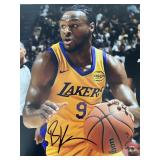 LA Lakers Bronny James signed photo