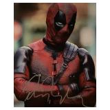 Deadpool Ryan Reynolds signed photo