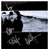 U2 signed The Joshua Tree album