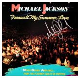 Michael Jackson signed Farewell My Summer Love...