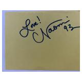 Country Singer Naomi Judd original signature