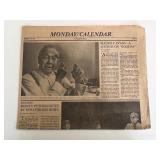 Los Angeles Times 1980 Maurice Evans newspaper