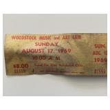 1969 Woodstock ticket