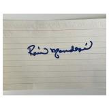 LA Dodgers  Raul Mondesi original signature