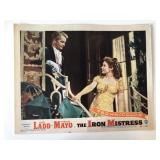 The Iron Mistress original 1952 vintage lobby card