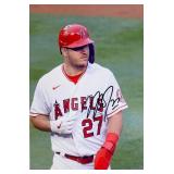 LA Angels Mike Trout facsimile signed  photo