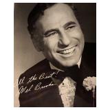 Mel Brooks facsimile signed photo. 8x10 inches