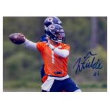 Chicago Bears Justin Fields facsimile signed photo