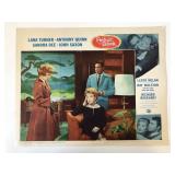 Portrait in Black original 1960 vintage lobby card