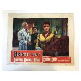 Bright Leaf original 1950 vintage lobby card