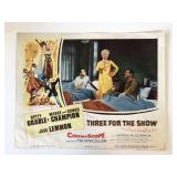 Three for the Show original 1954 vintage lobby...