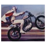 Evel Knievel facsimile signed  photo
