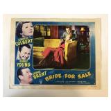 Bride for Sale original 1949 vintage lobby card