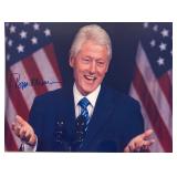 Bill Clinton facsimile signed  photo