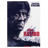 Rambo Sylvester Stallone facsimile signed movie...