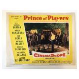 Prince of Players  original 1955 vintage lobby...