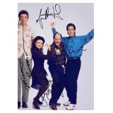 Seinfeld cast facsimile signed  photo
