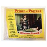 Prince of Players  original 1955 vintage lobby...