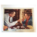 The Bribe original 1949 vintage lobby card