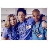 Scrubs cast facsimile signed  photo