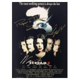 Scream 3 cast facsimile signed  movie photo