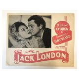 Jack London 1943 original vintage lobby card