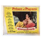 Prince of Players  original 1955 vintage lobby...