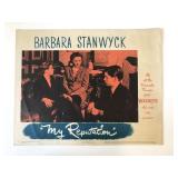 My Reputation original 1946 vintage lobby card