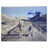 Star Wars Kenny Baker facsimile signed  movie...