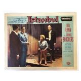 Istanbul original 1957 vintage lobby card