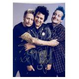 Green Day band facsimile signed  photo