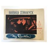 My Reputation original 1946 vintage lobby card