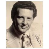 Jerry Lee Lewis facsimile signed photo. 8x10...