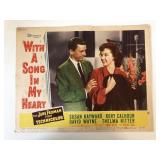With a Song in My Heart original 1952 vintage...