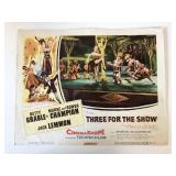 Three for the Show original 1954 vintage lobby...