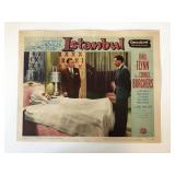 Istanbul original 1957 vintage lobby card