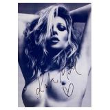 Kate Moss facsimile signed  photo