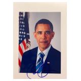 Barack Obama facsimile signed  photo