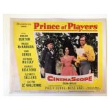 Prince of Players  original 1955 vintage lobby...