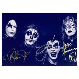 Kiss band facsimile signed  photo