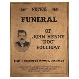 Funeral of John Henry Doc Holliday Print