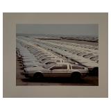 Back to the Future DeLorean Art Photo