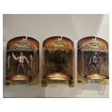 Lara Croft Tomb Raider set of 3 actions figures...