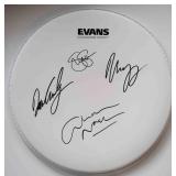 Crosby, Stills, Nash & Young signed drum head