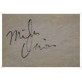 Miles Davis signature slip