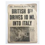 WWII 1943 Daily News newspaper