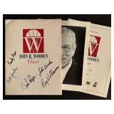 John R. Wooden Classic Signed Press Kit
